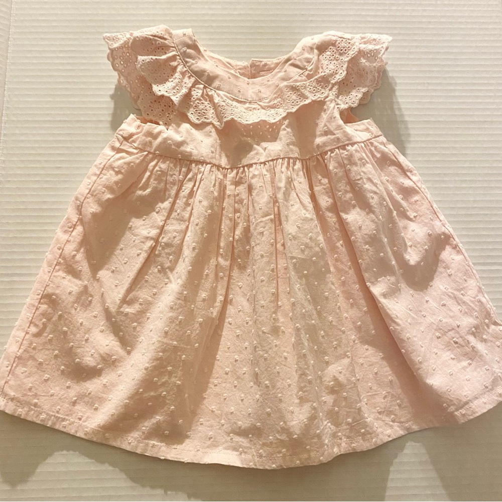 Baby B’gosh light Pink Baby Dress Size 6 Months